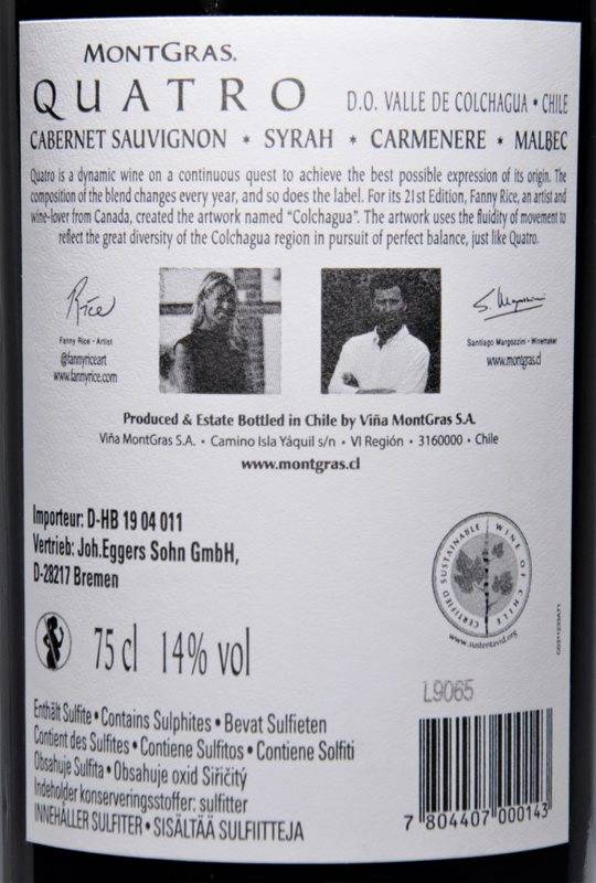 Etiketa Quatro Cuvée