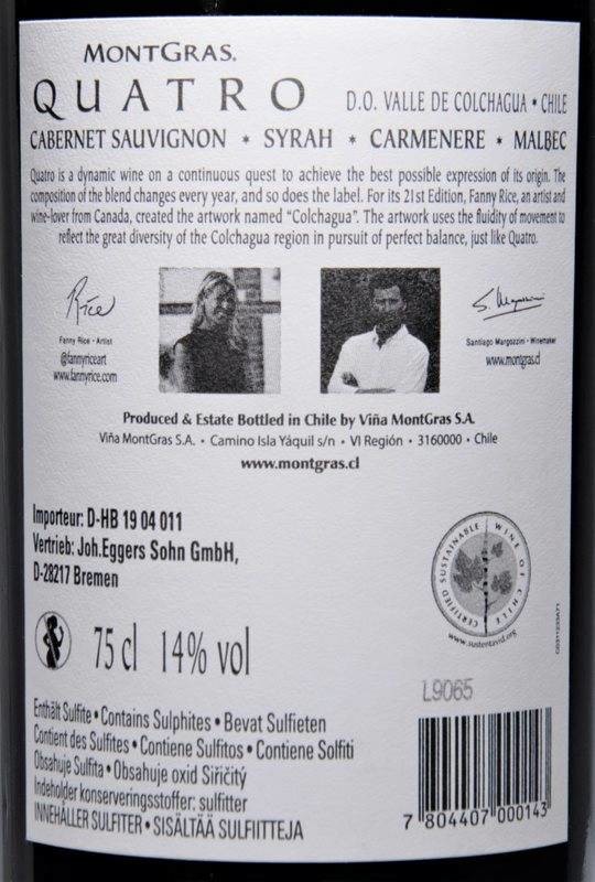 Etiketa Quatro Cuvée