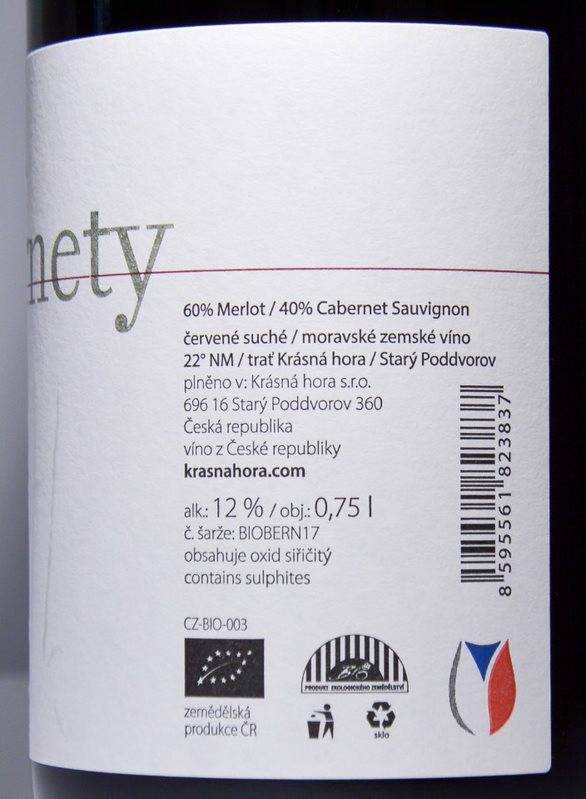Etiketa Cuvée Bernety