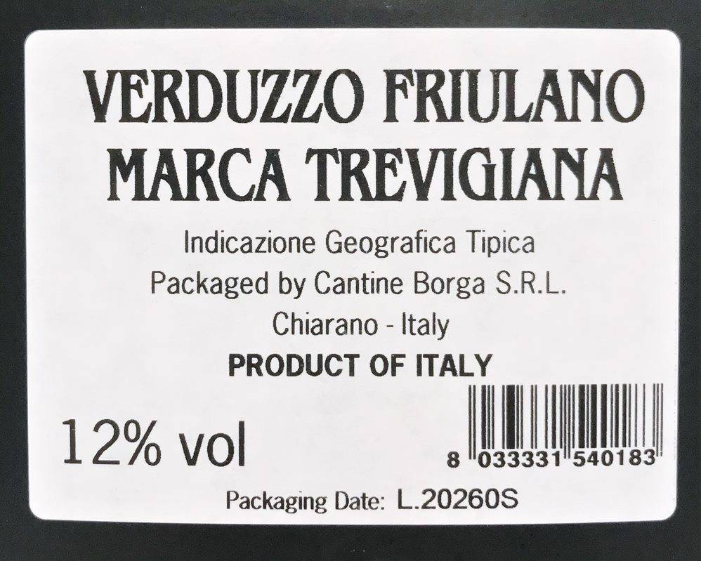 Etiketa Verduzzo-bag in box