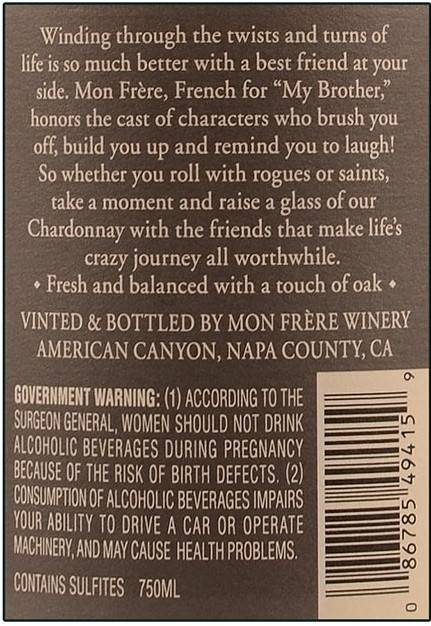 Etiketa Chardonnay