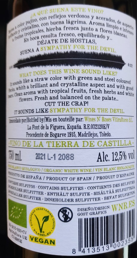 Etiketa SYMPATHY FOR THE DEVIL