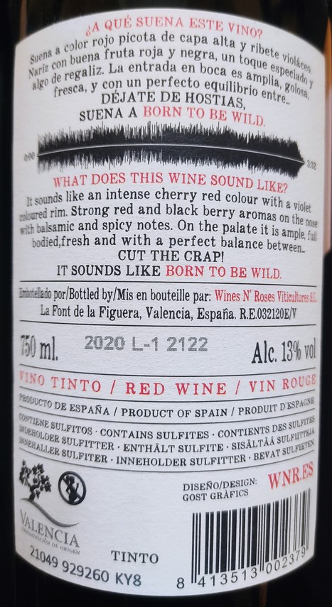 Etiketa BORN TO BE WILD