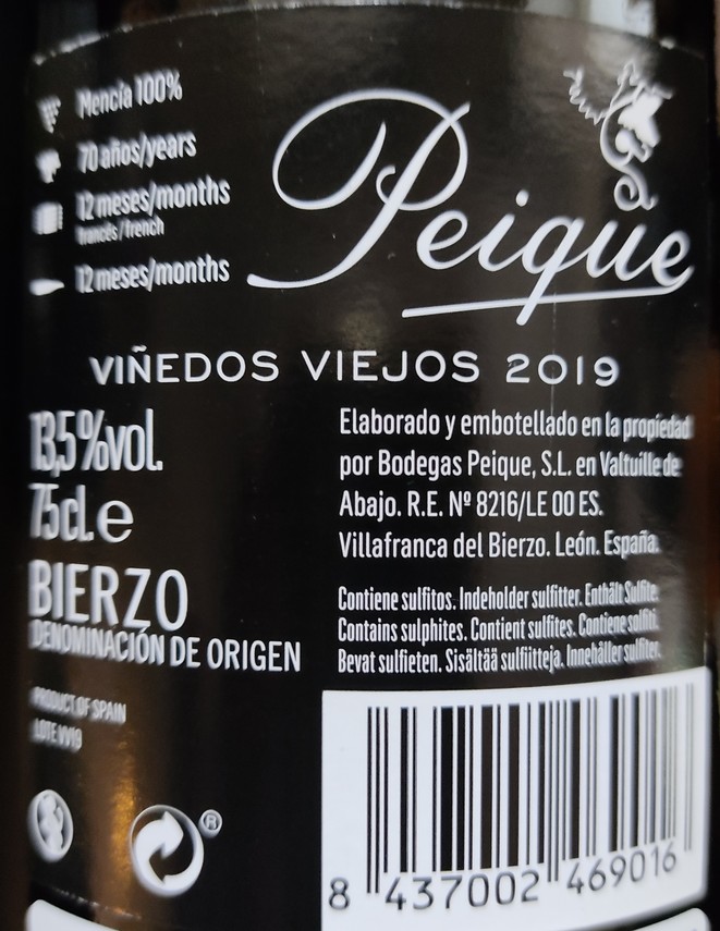 Etiketa Vinedos Viejos