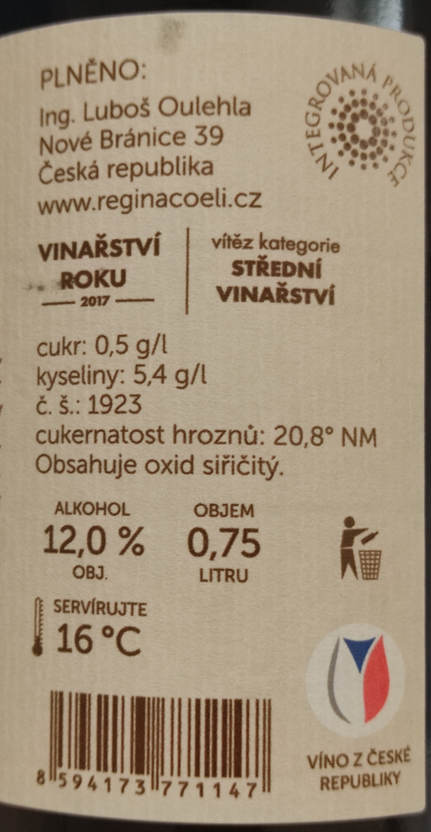 Etiketa Svatovavřinecké